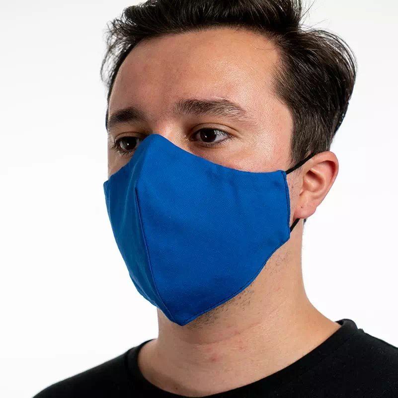 Предпазни маски за лице Platex - Professional Кралско синьо 2