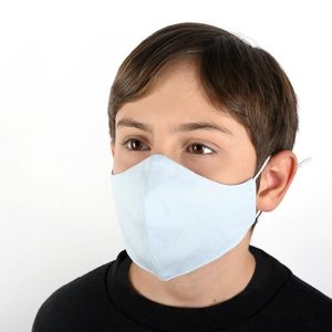 Детска предпазна маска за лице небесно синьо 1