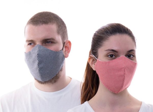 Предпазни маски за лице Professional Мозайка черно 2